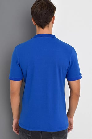T8561 DEWBERRY ERKEK TSHIRT-SAKS MAVİSİ