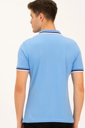 T8594 DEWBERRY ERKEK T-SHIRT-AÇIK MAVİ-2