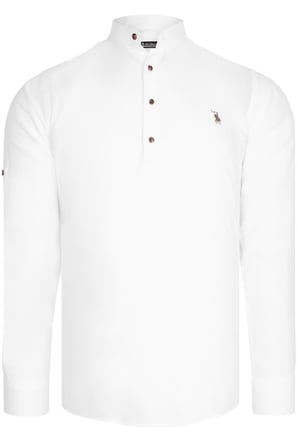 Dewberry Erkek Hakim Yaka Gömlek 2'li Set Beyaz-Lacivert G783 | Günlük ve Ofis Giyimi, Jean, Chino ve Kumaş Pantolon Kombinleri, Ceket ve Blazer Altına Smart Casual Stil, İşten Hafta Sonuna Şehir Gardırobu, Arkadaş Buluşmaları ve Akşam Yemeği