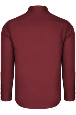 G985 DEWBERRY ERKEK GÖMLEK-BORDO