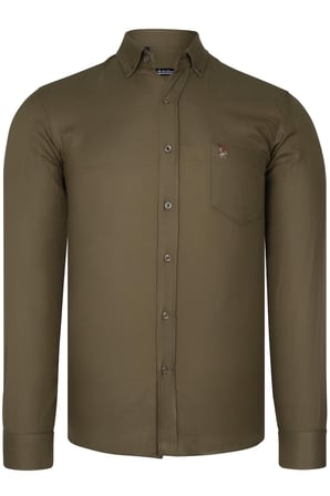 G985 DEWBERRY ERKEK GÖMLEK-YEŞİL