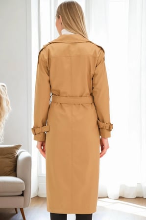 Z9737 DEWBERRY BAYAN TRENÇKOT-CAMEL