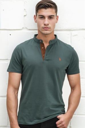 T9560 DEWBERRY T-SHIRT-YEŞİL