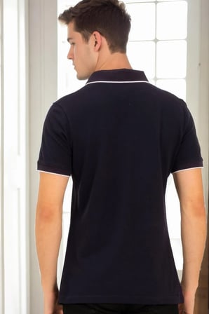 T9579 DEWBERRY ERKEK T-SHIRT-LACİVERT