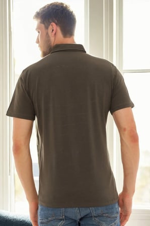 T9583 DEWBERRY ERKEK T-SHIRT-HAKİ