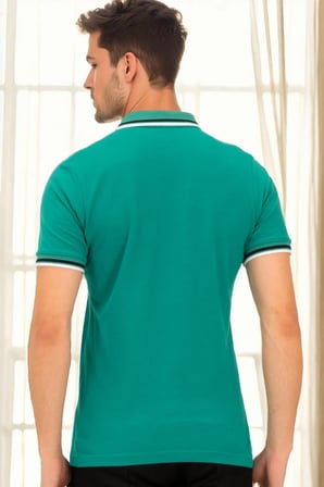 T9594 DEWBERRY ERKEK T-SHIRT-YEŞİL