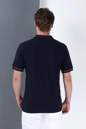T9567 DEWBERRY ERKEK T-SHIRT-LACİVERT