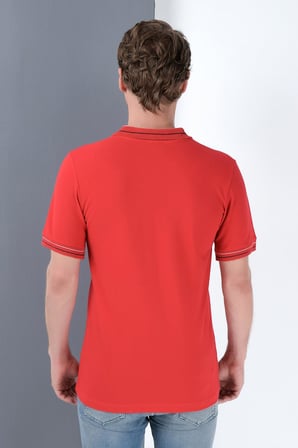 T9567 DEWBERRY ERKEK T-SHIRT-BORDO