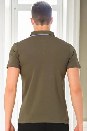 T9582 DEWBERRY ERKEK T-SHIRT-HAKİ