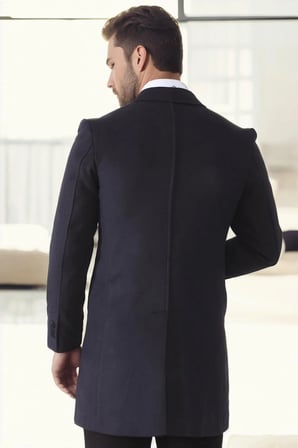 PLT9398 DEWBERRY ERKEK PALTO-LACİVERT