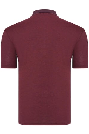 T0092 DEWBERRY ERKEK T-SHIRT-BORDO