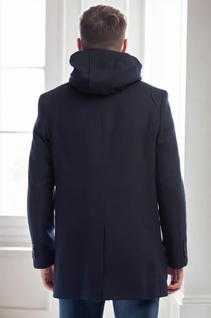 PLT9335 DEWBERRY ERKEK PALTO-LACİVERT