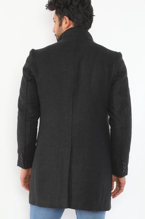 PLT9370 DEWBERRY ERKEK PALTO-ANTRASİT