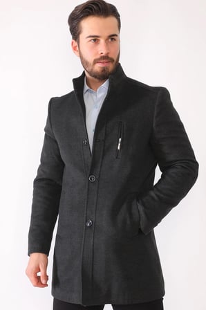 Dewberry Erkek Palto Antrasit PLT9386 | Günlük Dış Giyim ve Şehir Stili, Kazak ve Gömlek Üzerine Katmanlı Kullanım, Jean ve Kumaş Pantolon Kombinleri, Ofis, Hafta Sonu ve Akşam Buluşmaları, Seyahat ve Mevsim Geçişi Gardırobu, Günlük Stil