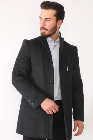 Dewberry Erkek Palto Antrasit PLT9386 | Günlük Dış Giyim ve Şehir Stili, Kazak ve Gömlek Üzerine Katmanlı Kullanım, Jean ve Kumaş Pantolon Kombinleri, Ofis, Hafta Sonu ve Akşam Buluşmaları, Seyahat ve Mevsim Geçişi Gardırobu, Günlük Stil