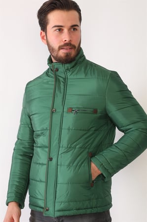 Dewberry Erkek Mont Yeşil M8625 | Günlük Dış Giyim ve Şehir Stili, Kazak ve Gömlek Üzerine Katmanlı Kullanım, Jean ve Kumaş Pantolon Kombinleri, Ofis, Hafta Sonu ve Akşam Buluşmaları, Seyahat ve Mevsim Geçişi Gardırobu, Günlük Stil, Şehir Giyimi