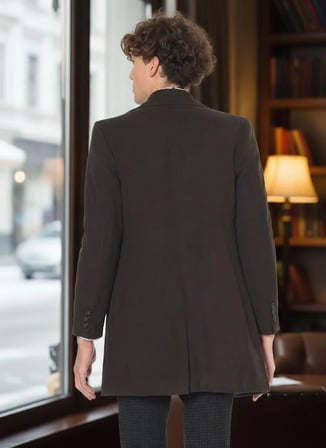 PLT8319 DEWBERRY ERKEK PALTO-KAHVE-2