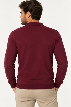 V9007 DEWBERRY ERKEK SWEATSHIRT-MOR