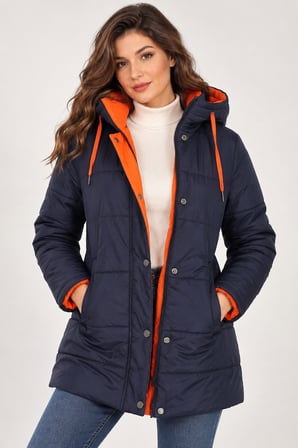 Z9660 DEWBERRY BAYAN KABAN-DÜZ LACİVERT
