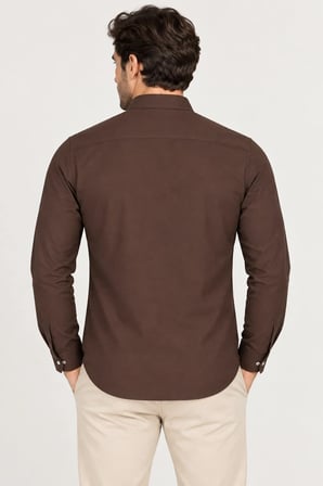 Dewberry Erkek Gömlek Toprak G974 | Günlük ve Ofis Giyimi, Jean, Chino ve Kumaş Pantolon Kombinleri, Ceket ve Blazer Altına Smart Casual Stil, İşten Hafta Sonuna Şehir Gardırobu, Arkadaş Buluşmaları ve Akşam Yemeği, Loafer veya Sneaker ile Kombinleme