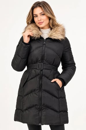 Z9767 DEWBERRY BAYAN KABAN-SİYAH-1