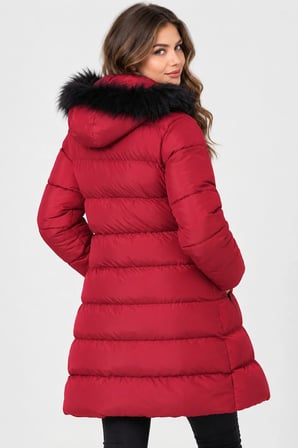 Z9760 DEWBERRY BAYAN KABAN-DÜZ BORDO