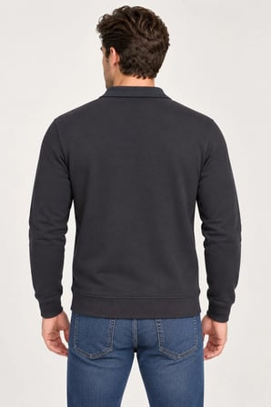 V9007 DEWBERRY ERKEK SWEATSHIRT-LACİVERT-1