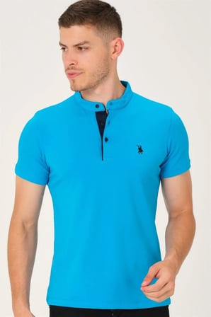 İKİLİ SET T8560 DEWBERRY ERKEK T-SHIRT-TURKUAZ-PEMBE