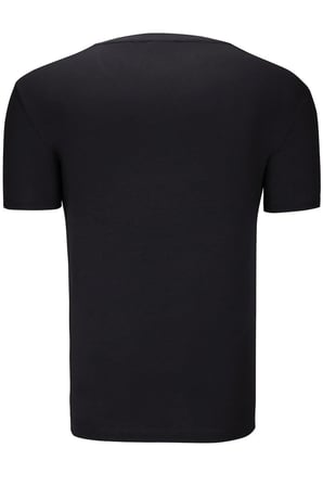 İKİLİ SET T8568 DEWBERRY V YAKA ERKEK T-SHIRT-SİYAH-BEYAZ-2