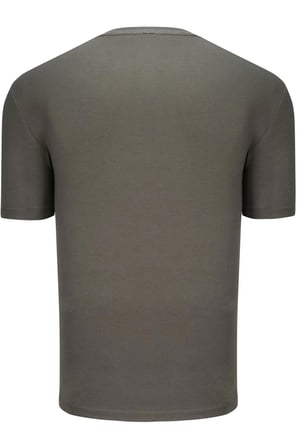 İKİLİ SET T8568 DEWBERRY V YAKA ERKEK T-SHIRT-HAKİ-LACİVERT