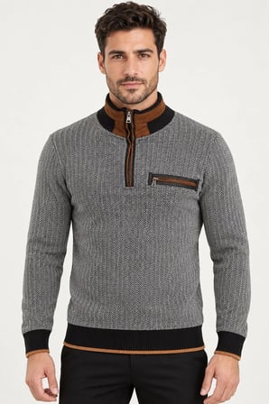 Dewberry Erkek Sweatshirt Desenli Siyah 9039 | Günlük Üst Giyim ve Casual Stil, Jean ve Chino Pantolon Kombinleri, Mont veya Ceket Altına Katmanlı Kullanım, Şehir Hayatı ve Hafta Sonu Gardırobu, Seyahat ve Arkadaş Buluşmaları, Günlük Stil