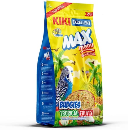 Kuş Max Menu Tropikal Meyveli Muhabbet Kuşu Yemi 500 Gr