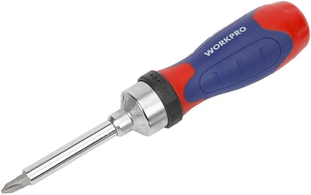 WP200524 14 Parça Profesyonel CR-V Cırcırlı Bits Tornavida Seti