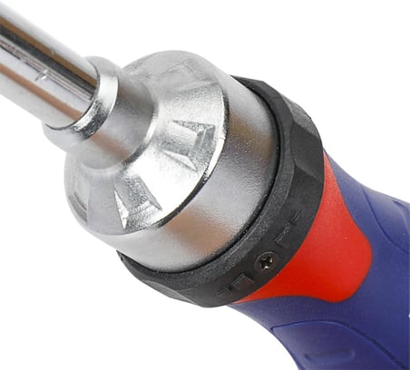 WP200524 14 Parça Profesyonel CR-V Cırcırlı Bits Tornavida Seti