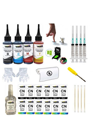 Canon E484 Yazıcı Kartuş Dolum Seti 4x100ml