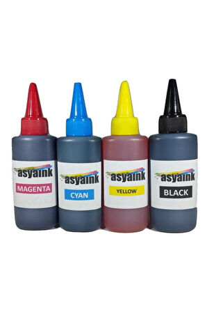 Canon Bitmeyen Kartuş Mürekkebi 4 Renk 4x100ml
