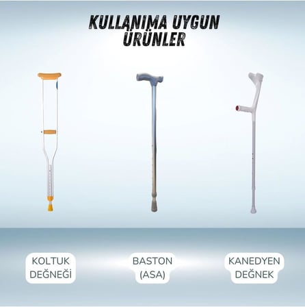 Aps Baston Lastiği Yumuşak Kaymaz Taban Baston Asa Ucu Yüksek Kalite 4'lü Avantaj Paket Gri