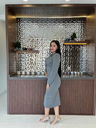 Crop Ceket Cep Detaylı Etek Takım  TKM 08008