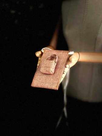 MEADOV Nakış İşlemeli Keten Telefon Çantası, Telefon Kılıfı v28