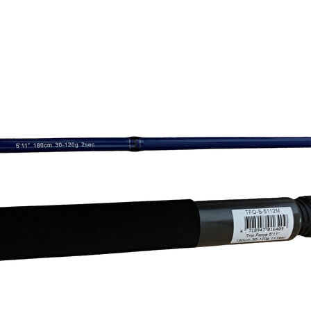 Okuma Trio Force 180cm 30-120gr 1+1 Parça Tekne Kamışı