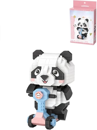 LOZ Micro Block Serisi Panda 320 Parça Oyuncak Yapım Seti FFLZ-8801