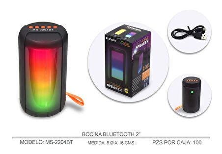 MS-2203BT Rgb Bluetooth Speaker