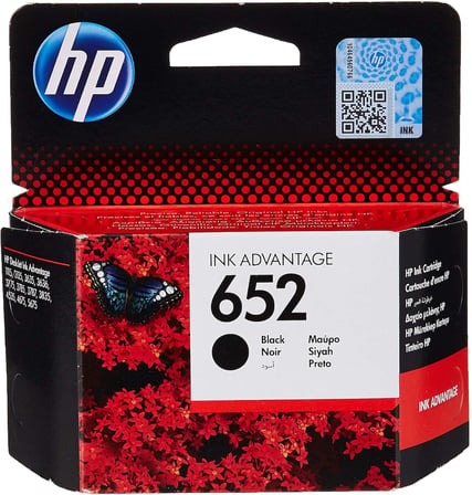 HP 652 Siyah Mürekkep Kartuş 360 Sayfa (F6V25AE)