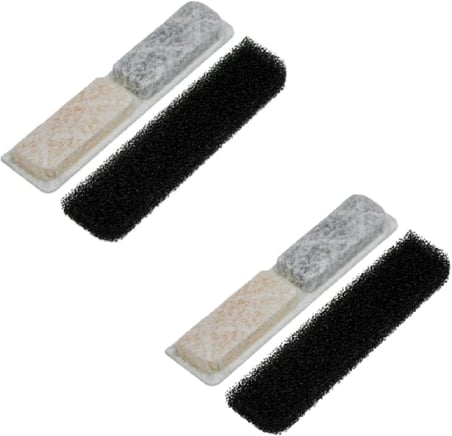 GOBYPET Kedi Su Sebili Filtre Kartusu 4'lu Set Aktif Karbon Yedek Filtre Otomatik Kedi Su Sebili Uyumlu