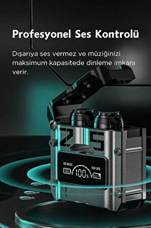 M25 Powerbank Özellikli Göstergeli Kablosuz Bluetooth Kulaklık Tüm Cihazlara Uyumlu Oyuncu Kulaklık