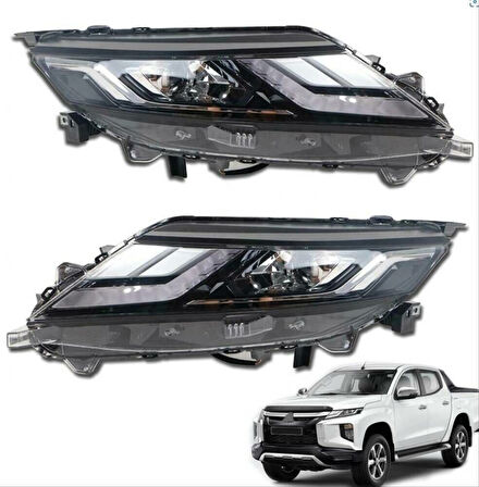 L200 2019+ İçin Led Far Yükseltme (Halojen Farlı Model İçin)