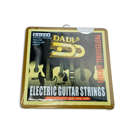 DADI EG-222 Elektro Gitar Tel Seti 