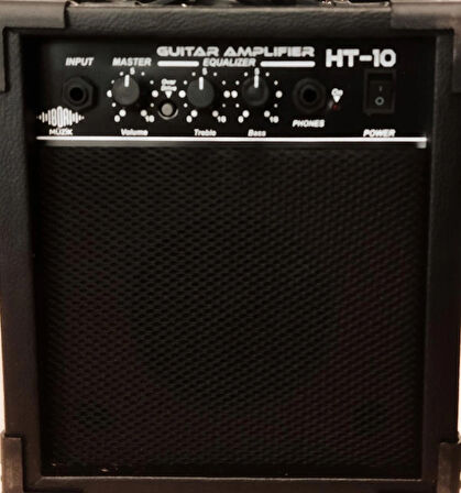 BOR HT- 10 Elektro Gitar Amfisi - 10 Watt Combo | Siyah