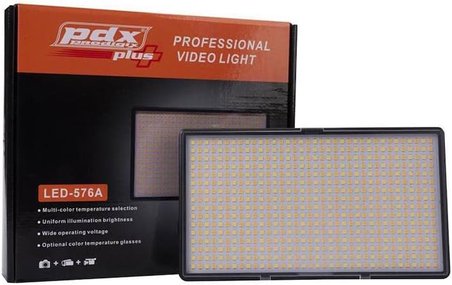 ,576A Bİ-color Video Kamera Işık Seti +(Şarj Aleti +770Mah Batarya)