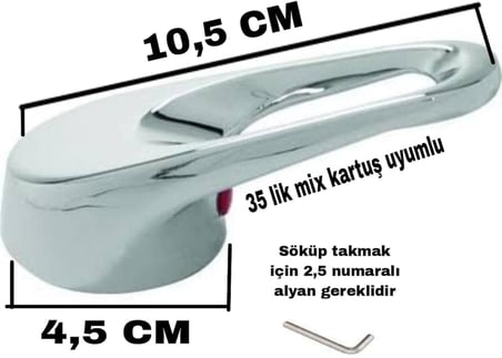 AÇ KAPA MİX 35 LIK BATARYA AÇ KAPA KOLU